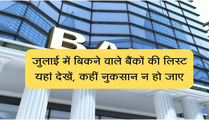 Bank Privatisation: जुलाई में बिकने वाले बैंकों की लिस्ट यहां देखें, कहीं नुकसान न हो जाए