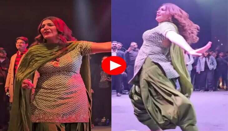 Sapna Chaudhary dance : सपना चौधरी ने ठुमकों से गर्माया माहौल, डांस देख फैंस के छूटे पसीने
