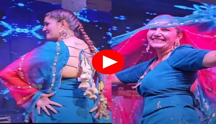 sapna Viral dance : सपना चौधरी ने स्लोली स्लोली हिलाया फिगर, फैंस हुए दीवाने&nbsp;