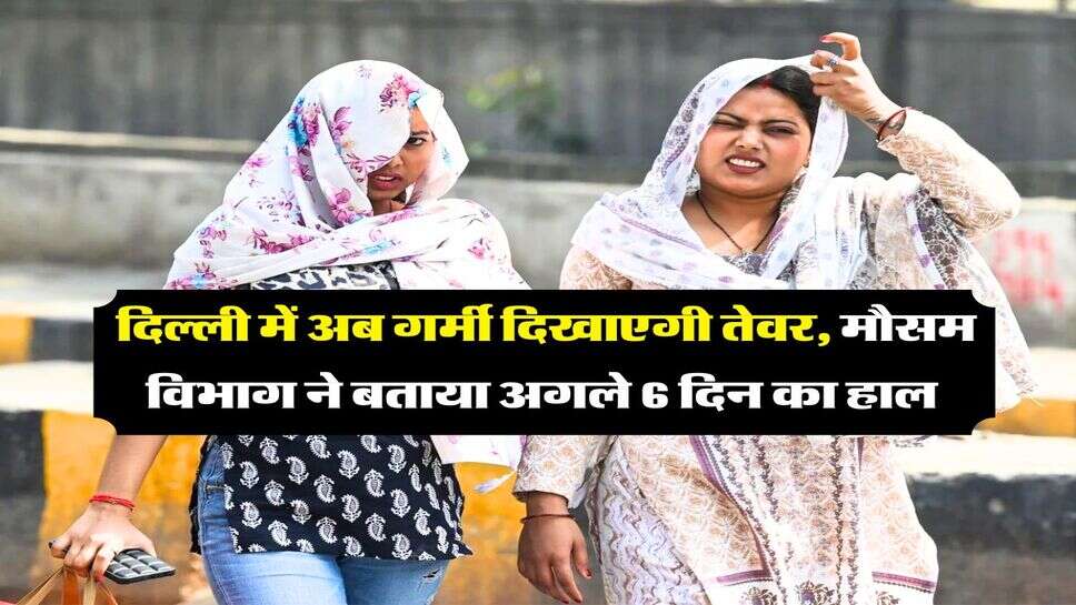 Delhi NCR Weather : दिल्ली में अब गर्मी दिखाएगी तेवर, मौसम विभाग ने बताया अगले 6 दिन का हाल