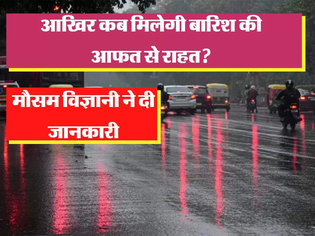 Weather Update: आखिर कब मिलेगी बारिश की आफत से राहत?  मौसम विज्ञानी ने दी जानकारी