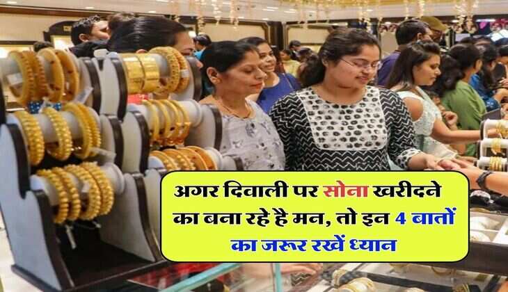 Gold Purchasing Tips : अगर दिवाली पर सोना खरीदने का बना रहे है मन, तो इन 4 बातों का जरूर रखें ध्यान, शानदार ऑफर पर ही न डोल जाएं