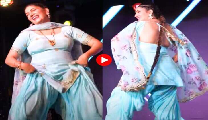 Sapna Choudhary Dance : सारा रौला पतली कमर का पर सपना चौधरी ने मचाया गदर