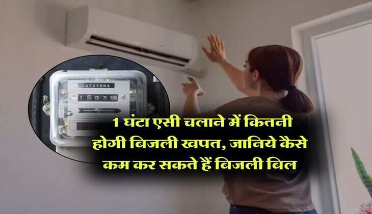 AIR Conditioner : 1 घंटा एसी चलाने में कितनी होगी बिजली खपत, जानिये कैसे कम कर सकते हैं बिजली बिल