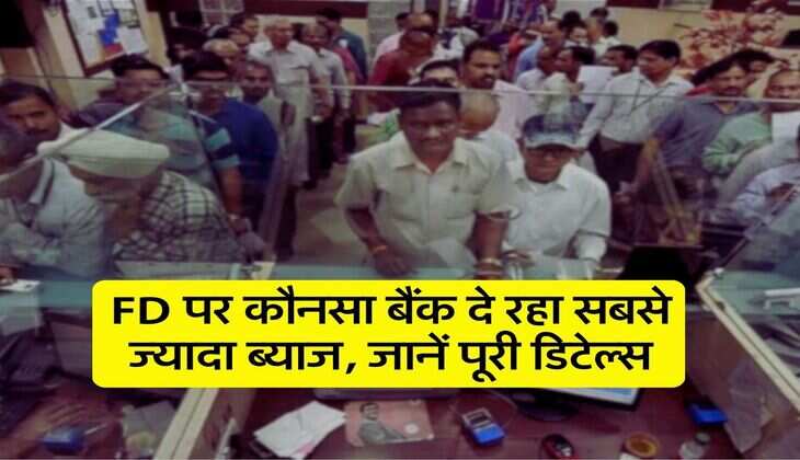 FD पर कौनसा बैंक दे रहा सबसे ज्यादा ब्याज, जानें पूरी डिटेल्स