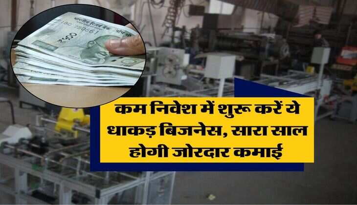 Business Idea : कम निवेश में शुरू करें ये धाकड़ बिजनेस, सारा साल होगी जोरदार कमाई&nbsp;