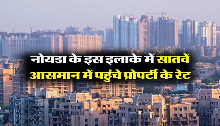 Noida Property Rates : नोयडा के इस इलाके में सातवें आसमान में पहुंचे प्रोपर्टी के रेट, करीब 70 प्रतिशत बढ़े रेट