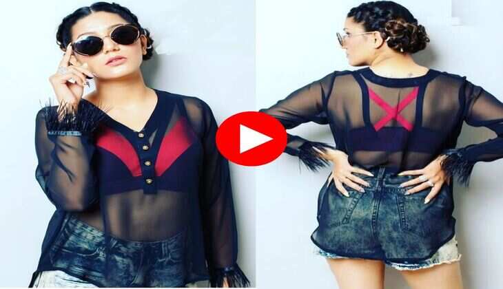 Sapna Choudhary Dance : बजट तै बाहर चालै निक्कर निक्कर आली रै पर पर सपना चौधरी ने हिलाया लक, फैंस हुए मदहोश&nbsp;