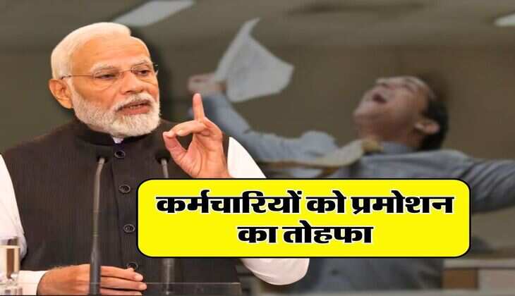 7th Pay Commission : केंद्रीय कर्मचारियों को प्रमोशन का तोहफा, सैलरी में बढ़ोतरी, जानिए क्या हुए बदलाव