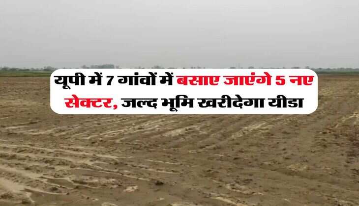 यूपी में 7 गांवों में बसाए जाएंगे 5 नए सेक्टर, जल्द भूमि खरीदेगा यीडा
