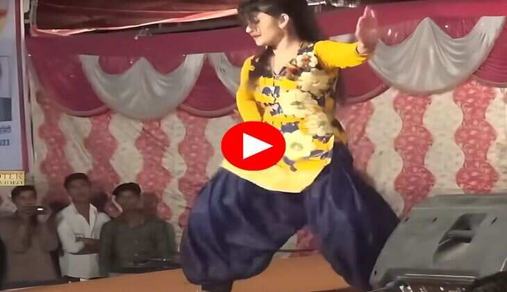 Gori Nagori Dance : स्टेज पर गोरी नागोरी ने उतार फैंकी चुन्नी, झूक झूककर दिखाई प्यारी अदाएं
