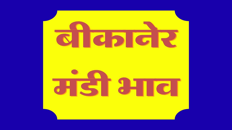 बीकानेर मंडी भाव 28 अक्टूबर 2026: चना और मोठ तेज, मूंगफली, ग्वार, मूंग और जीरा मंदे