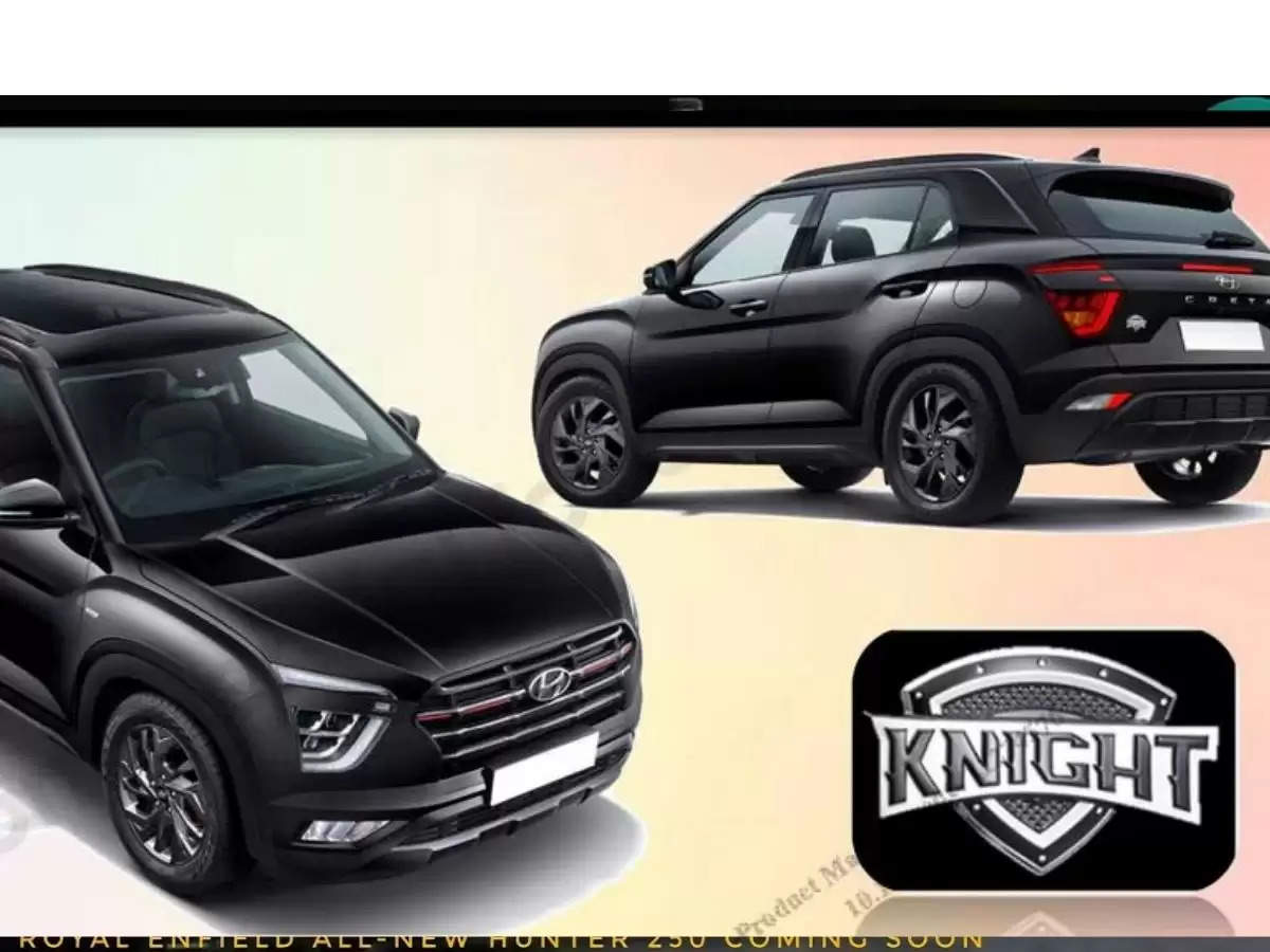 Images of Hyundai Creta Knight Edition leaked on the internet