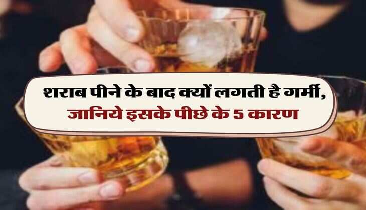 Whiskey : शराब पीने के बाद क्यों लगती है गर्मी, जानिये इसके पीछे के 5 कारण