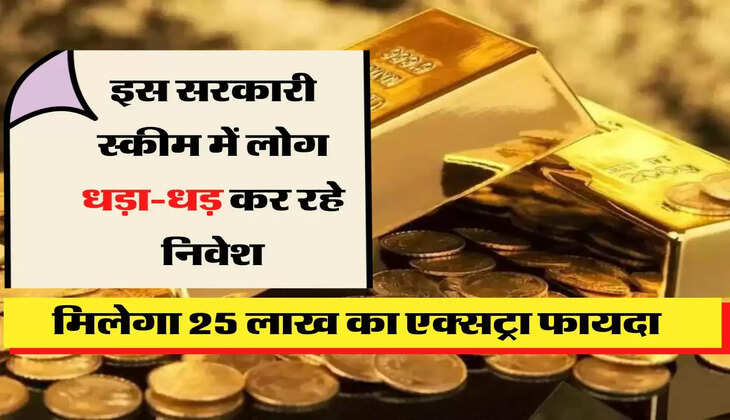 इस सरकारी स्कीम में लोग धड़ा-धड़ कर रहे निवेश, मिल रहा 25 लाख तक का एक्सट्रा फायदा
