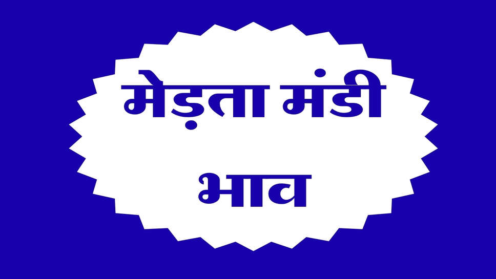 मेड़ता मंडी भाव 13 अक्टूबर 2026: मूंग, चना, जीरा, ग्वार और ईसबगोल के ताजा भाव