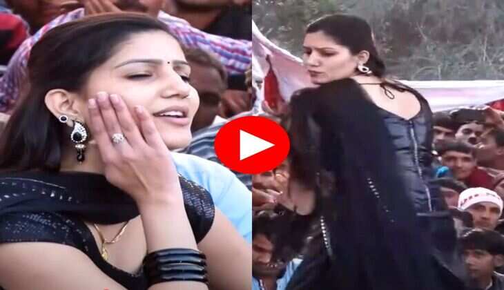 Sapna ka Dance : काले सूट में धुआंधार ठुमकों से सपना चौधरी ने हिला दिया स्टेज, बोली- मेरै लोवै मत लागै