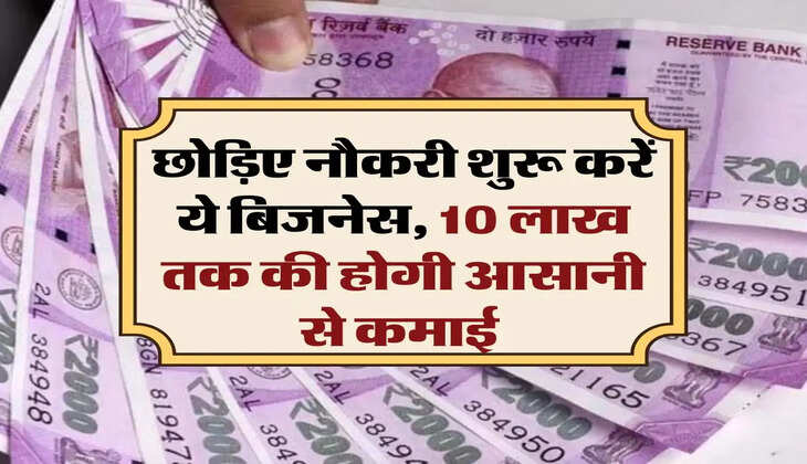 Business Idea: छोड़िए नौकरी शुरू करें ये बिजनेस, 10 लाख तक की होगी आसानी से कमाई 