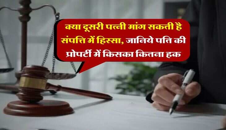property rights : क्या दूसरी पत्नी मांग सकती है संपत्ति में हिस्सा, जानिये पति की प्रोपर्टी में किसका कितना हक