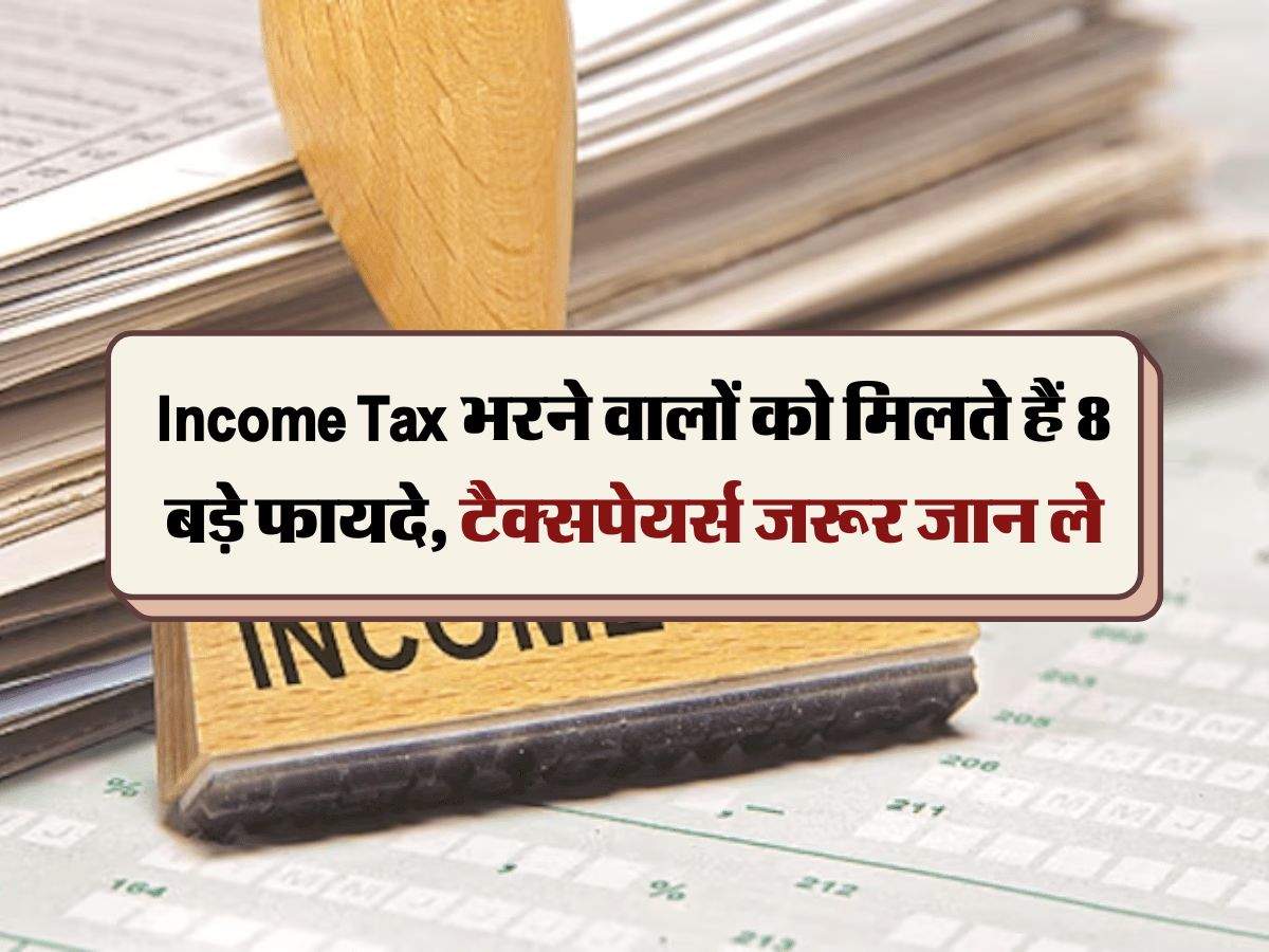 Income Tax भरने वालों को मिलते हैं 8 बड़े फायदे, टैक्सपेयर्स जरूर जान ले