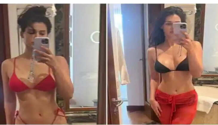 दिशा पटानी की बाथरूम सेल्फी हुई वायरल, सेक्सी लुक ने फैंस के दिलों में लगाई आग