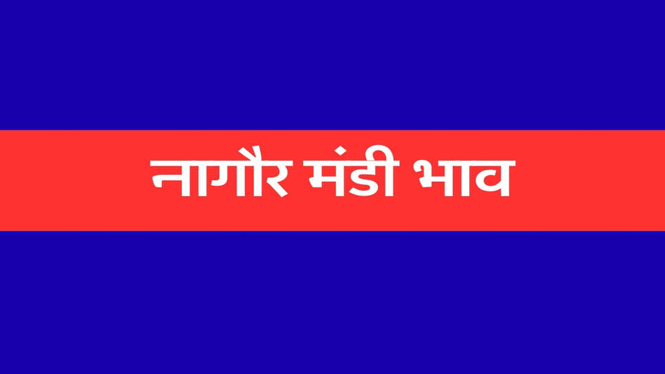 नागौर मंडी भाव 25 अक्टूबर 2026: ग्वार और सिंधी सुवा तेज, सौंफ-मूंग के भाव में नरमी