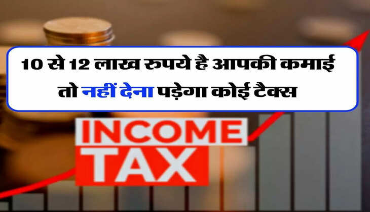 Income Tax Saving : 10 से 12 लाख रुपये है आपकी कमाई तो नहीं देना पड़ेगा कोई टैक्स