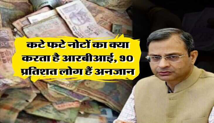 Bank Notes Update : कटे फटे नोटों का क्या करता है आरबीआई, 90 प्रतिशत लोग हैं अनजान