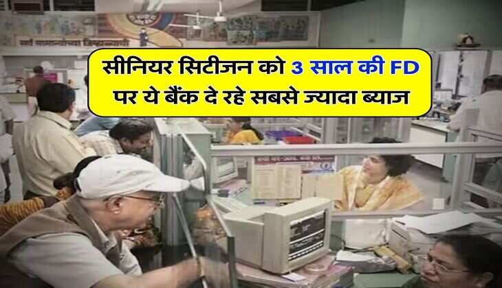 सीनियर सिटीजन को 3 साल की FD पर ये बैंक दे रहे सबसे ज्यादा ब्याज, चेक करें लिस्ट