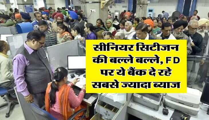 सीनियर सिटीजन की बल्ले बल्ले, FD पर ये बैंक दे रहे सबसे ज्यादा ब्याज
