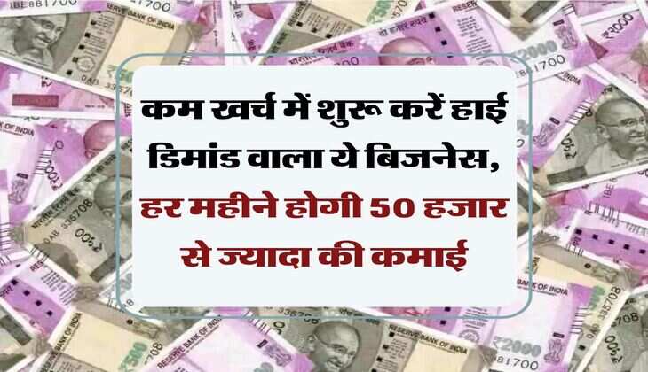 Business ideas : कम खर्च में शुरू करें हाई डिमांड वाला ये बिजनेस, हर महीने होगी 50 हजार से ज्यादा की कमाई