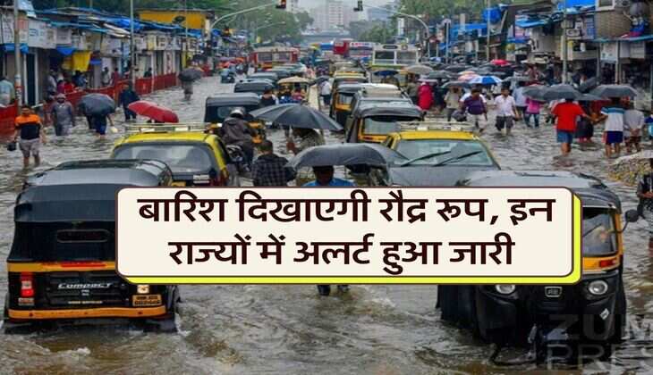 IMD Rain Alert : बारिश दिखाएगी रौद्र रूप, इन राज्यों में अलर्ट हुआ जारी