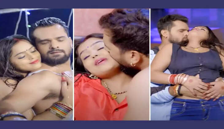 Bhojpuri:&nbsp;महिमा के साथ रोमांस करते बेकाबू हुए&nbsp;खेसारी लाल, एक्ट्रेस बोलीं-&nbsp;&lsquo;सईया जी सबर करी&rsquo;&nbsp;&nbsp;