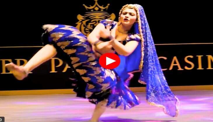 Gori Nagori Dance : हरियाणवी गाने पर गोरी नागोरी ने उछल उछल कर लगाए ठुमके, लटके-झटकों पर फिदा हुई पब्लिक