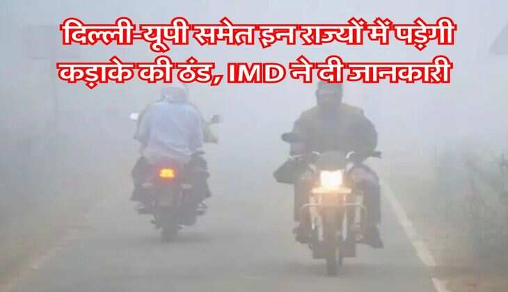 IMD Weather : दिल्ली-यूपी समेत इन राज्यों में पड़ेगी कड़ाके की ठंड, IMD ने दी जानकारी