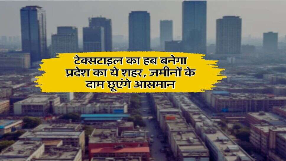 Haryana News : टेक्सटाइल का हब बनेगा प्रदेश का ये शहर, जमीनों के दाम छूएंगे आसमान