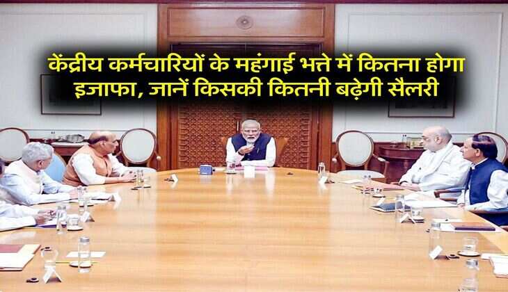 DA Hike : केंद्रीय कर्मचारियों के महंगाई भत्ते में कितना होगा इजाफा, जानें किसकी कितनी बढ़ेगी सैलरी