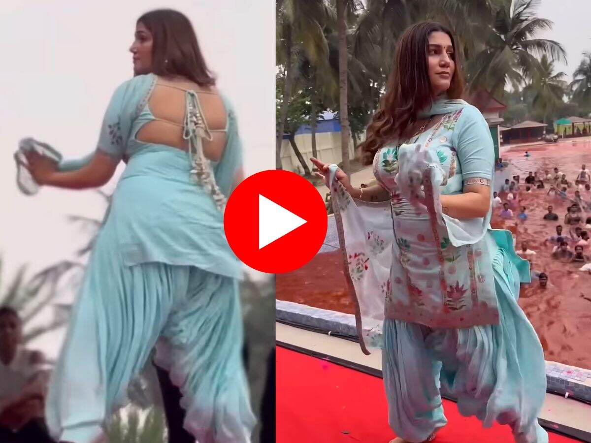 Sapna Choudhary Dance : सपना ने बैक टू बैक ठुमकों से माहौल किया रंगीन, लोग बोले- छोरी तनै धुमा ठा राख्या