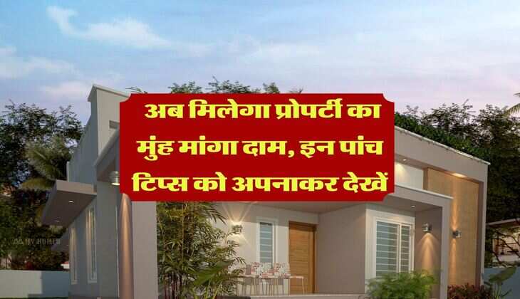 Property Rates : अब मिलेगा प्रोपर्टी का मुंह मांगा दाम, इन पांच टिप्स को अपनाकर देखें