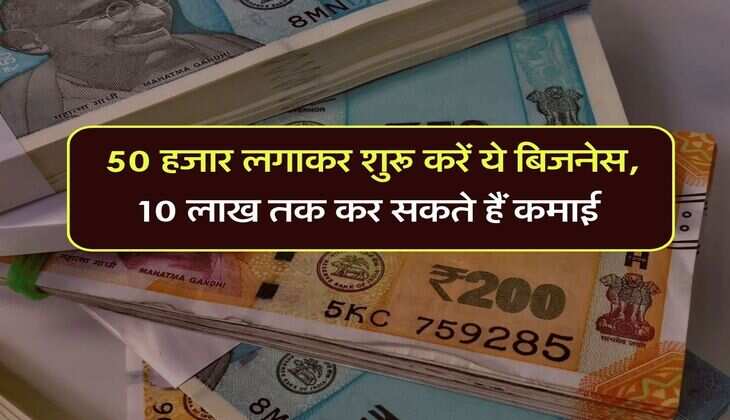 Business Idea : 50 हजार लगाकर शुरू करें ये बिजनेस, 10 लाख तक कर सकते हैं कमाई