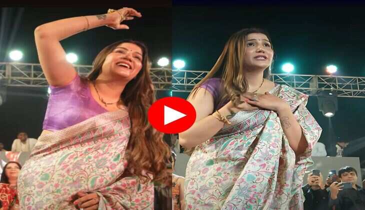 Sapna Choudhary Dance : रंग-बिरंगी लाइटों के बीच सपना चौधरी ने महफिल में मचाया गर्दा, मूव्ज देख फैंस हुए दीवाने