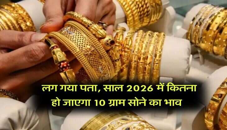 Gold Rate : लग गया पता, साल 2026 में कितना हो जाएगा 10 ग्राम सोने का भाव