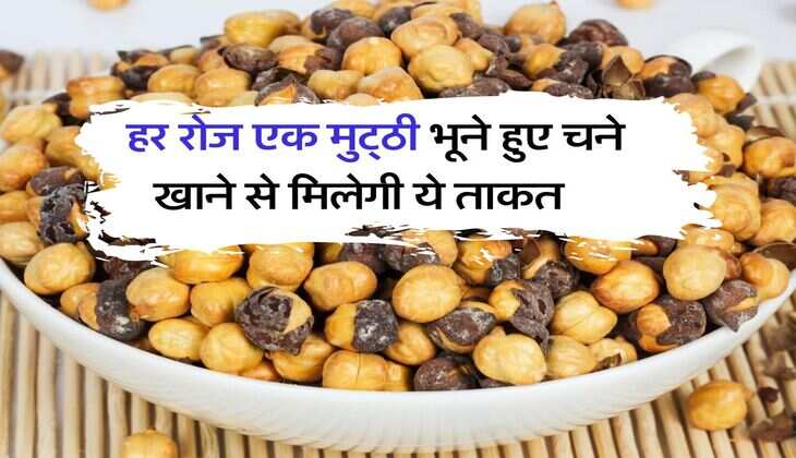 gram benefits : हर रोज एक मुट्‌ठी भूने हुए चने खाने से मिलेगी ये ताकत, 80% लोगों को नहीं है जानकारी
