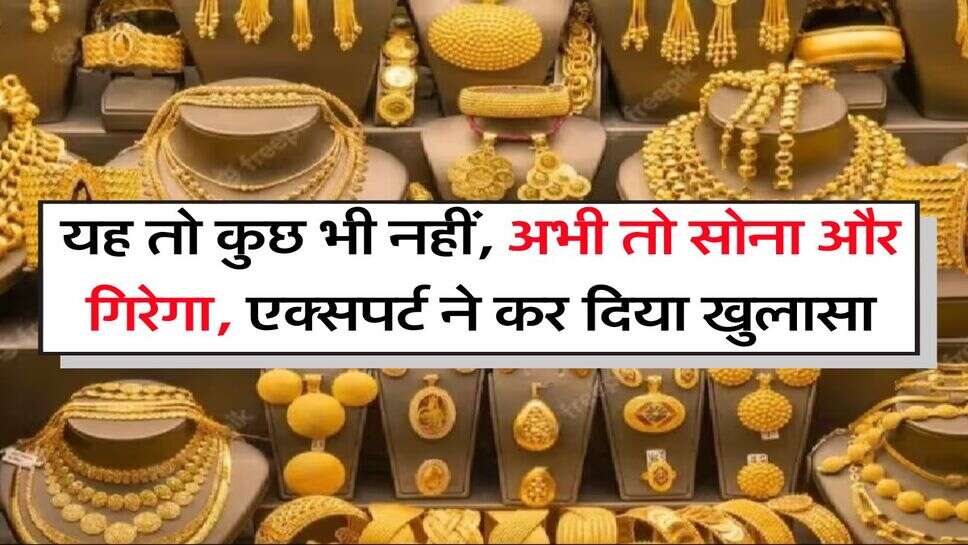 Gold Rate Down : यह तो कुछ भी नहीं, अभी तो सोना और गिरेगा, एक्सपर्ट ने कर दिया खुलासा