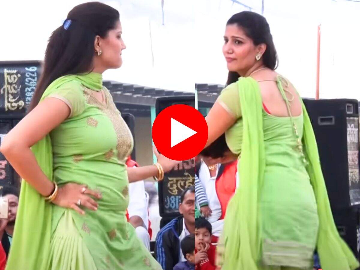 Sapna Choudhary Dance : तेरी लत लग जागी पर जुल्फें लहरा लहरा कर स्टेज पर नाची सपना