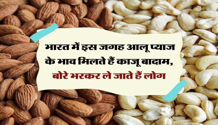 Cheapest Dry Fruit Market : भारत में इस जगह आलू प्याज के भाव मिलते हैं काजू बादाम, बोरे भरकर ले जाते हैं लाेग