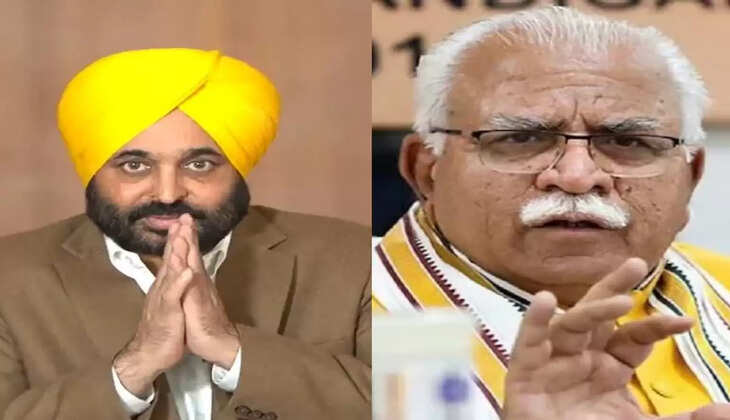 पंजाब के सीएम भगवंत मान से हरियाणा के सीएम ने की बड़ी डिमांड