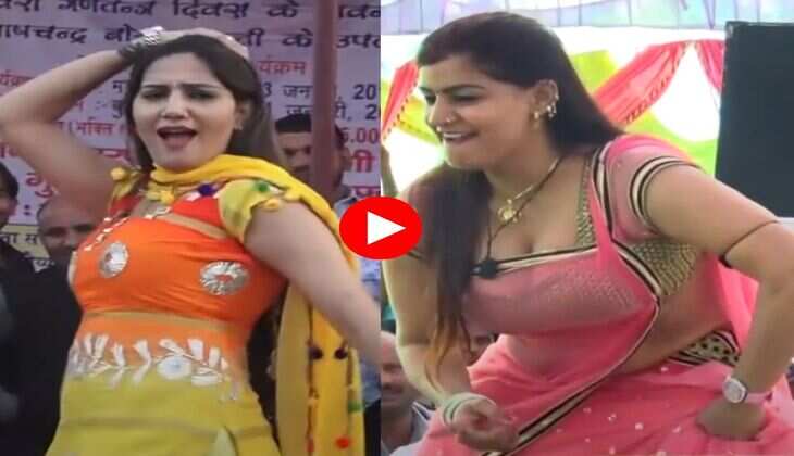Sapna Choudhary का पहली बार मोनिका से हुआ मुकाबला, दोनों ने उछल उछल कर हिलाया स्टेज