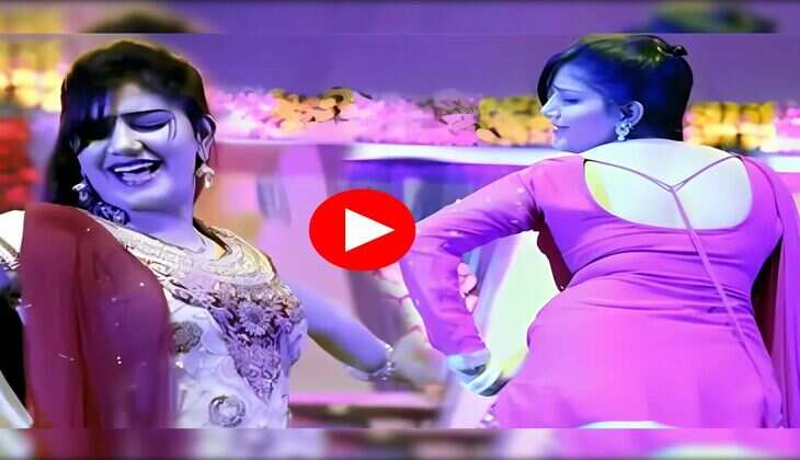 Sapna Choudhary Dance : सपना चौधरी ने स्टेज पर मटक मटक कर लगाए जोरदार ठुमके, फैंस हुए दीवाने 