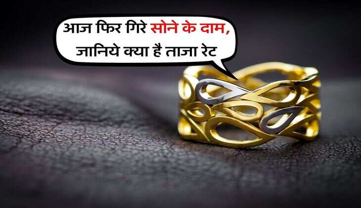 Gold Price : आज फिर गिरे सोने के दाम, जानिये क्या है ताजा रेट